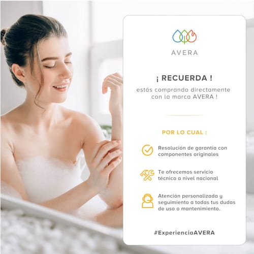 AVERA Calentador Boiler de Agua Instantáneo para Gas LP 3 y medio servicios C16L