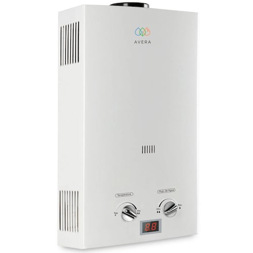 AVERA Calentador Boiler de Agua Instantáneo para Gas LP 3 y medio servicios C16L