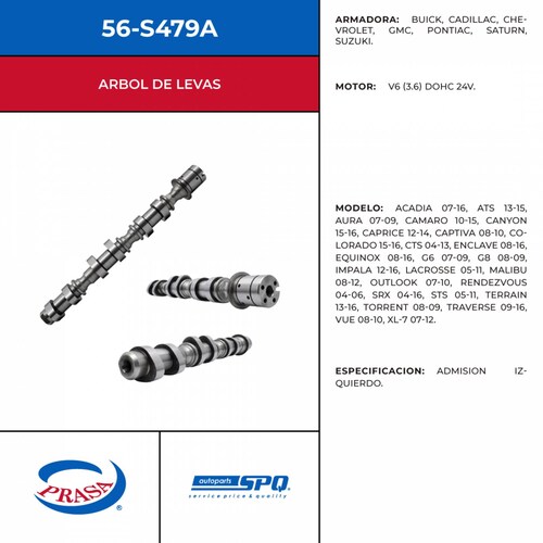 Arbol De Levas SPQ 56-S479A