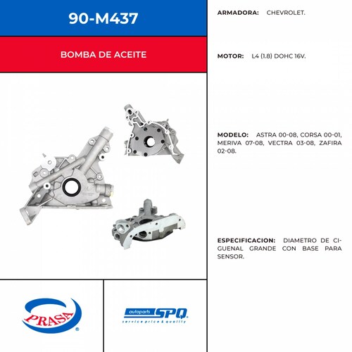 Bomba De Aceite SPQ 90-M437