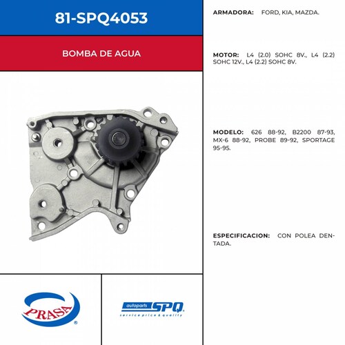 Bomba De Agua SPQ 81-SPQ4053
