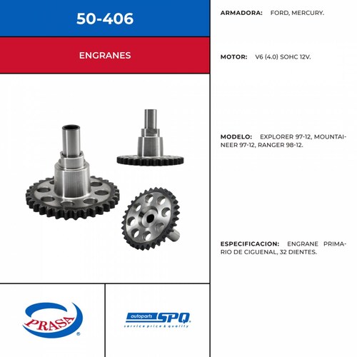 Engrane De Distribucion SPQ 50-406