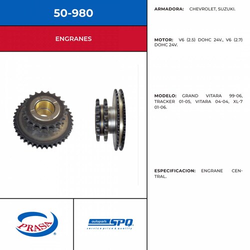 Engrane De Distribucion SPQ 50-980