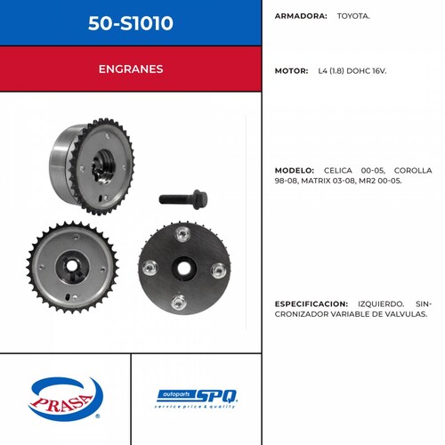 Engrane De Distribucion SPQ 50-S1010