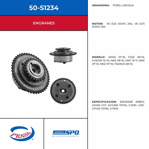 Engrane De Distribucion SPQ 50-S1234