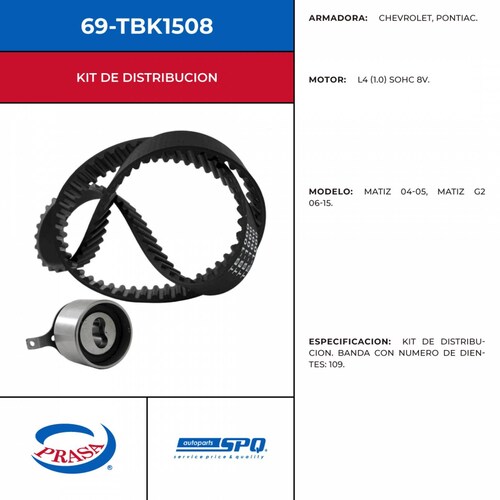 Kit De Distribucion SPQ 69-TBK1508