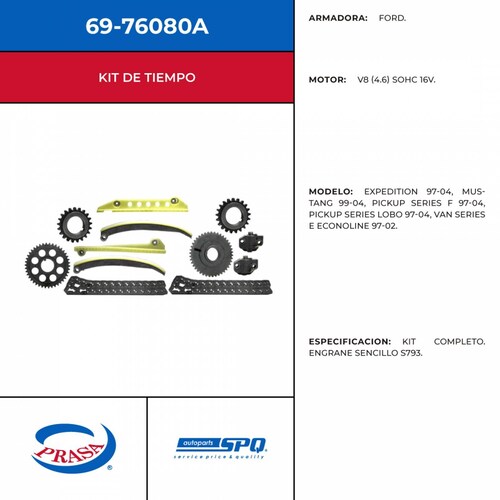 Kit De Distribucion SPQ 69-76080A
