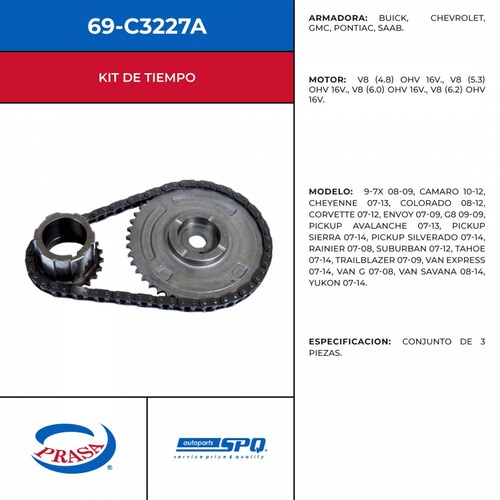 Kit De Distribución SPQ - PRASA Autopartes