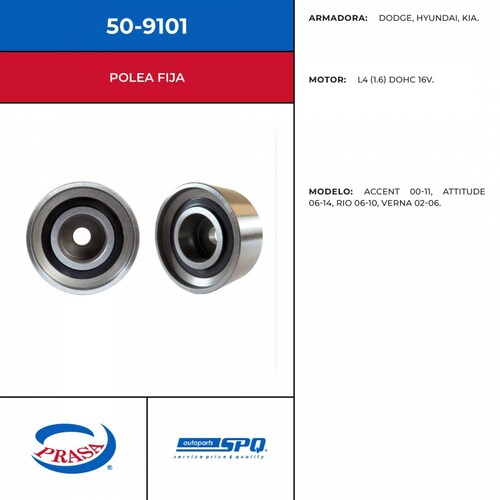Polea Fija SPQ 50-9101