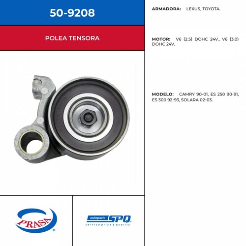 Polea Tensora SPQ 50-9208