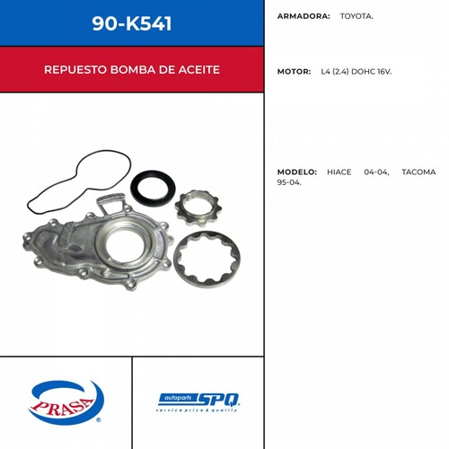 Repuesto Bomba De Aceite SPQ 90-K541