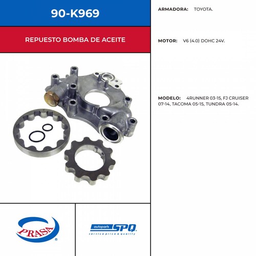 Repuesto Bomba De Aceite SPQ 90-K969