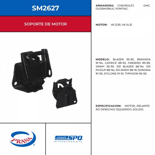 Soporte De Motor SPQ SM2627