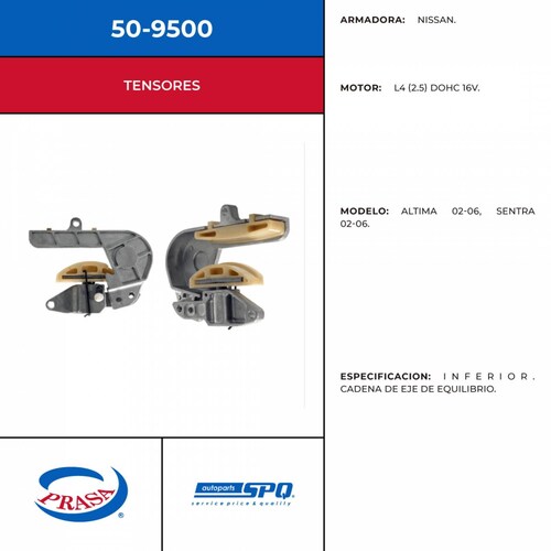 Tensor De Distribucion SPQ 50-9500