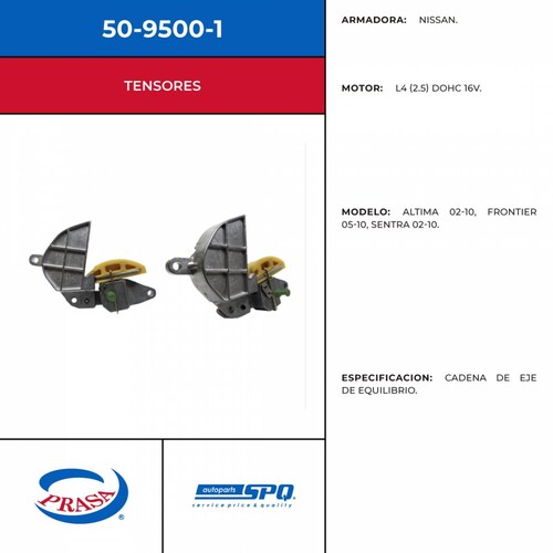Tensor De Distribucion SPQ 50-9500-1