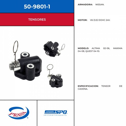 Tensor De Distribucion SPQ 50-9801-1
