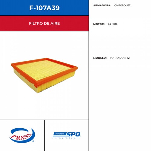 Filtro De Aire SPQ F-107A39