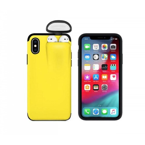 Funda 2 en 1 para iPhone 7/8 y Airpods Uso Rudo 