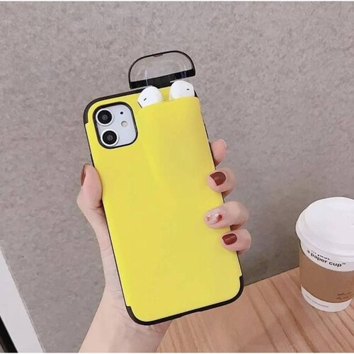 Funda 2 en 1 para iPhone 7/8 y Airpods Uso Rudo 