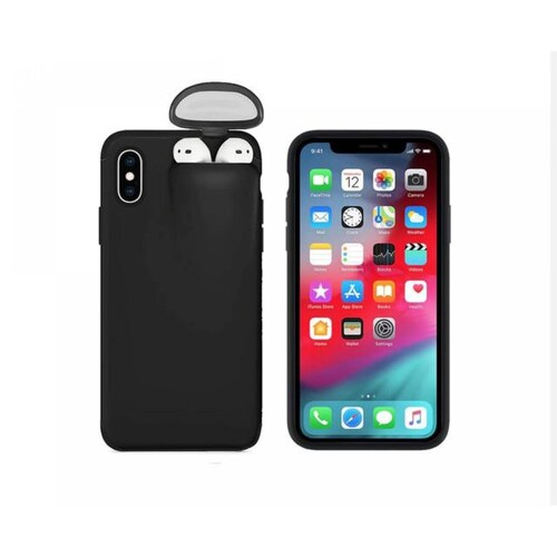 Funda 2 en 1 para iPhone 7/8 y Airpods Uso Rudo 