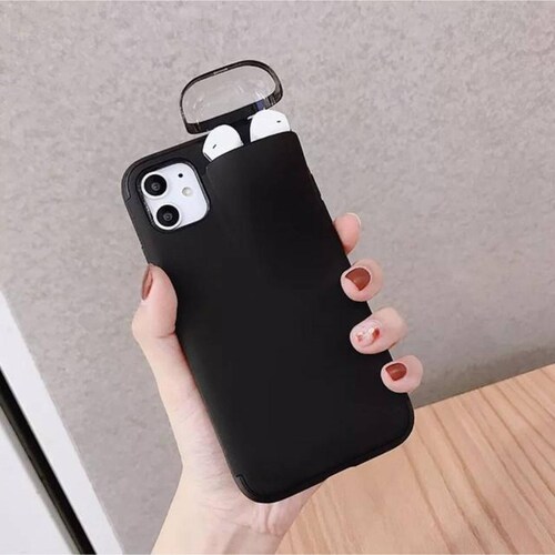 Funda 2 en 1 para iPhone 7/8 y Airpods Uso Rudo 