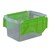 Caja de Plastico 3.2 litros Transparente Tapa Verde  Multicositas- PEYO