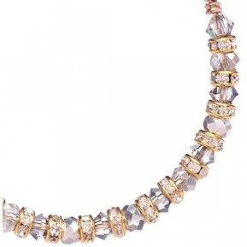 Arracadas con Cristal Preciosa en Aleación con Oro De 18k Jands Joyeria .