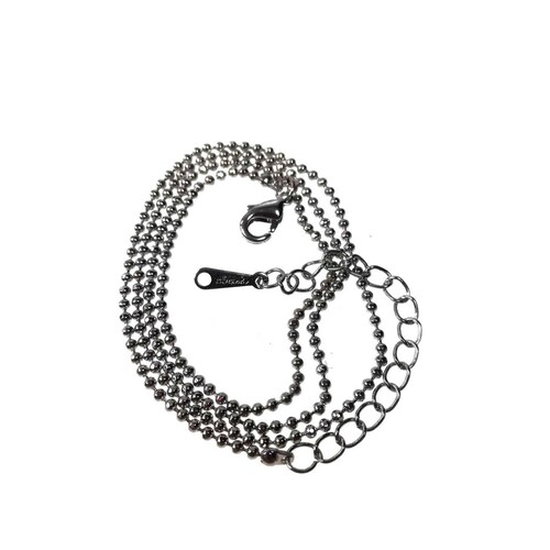 Collar Gargantilla mujer Cristal Swarovski Baño de Oro 18K L24cm 