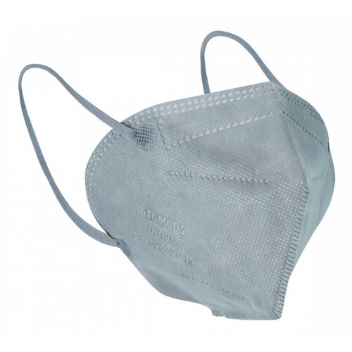 Kn95 Mascarillas Cubrebocas Lavables Caja10pz Colores Tomods Gris claro.