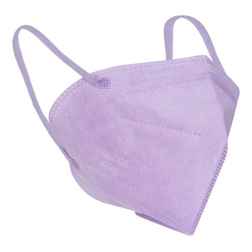 Kn95 Mascarillas Cubrebocas Lavables Caja10pz Colores Tomods Lila