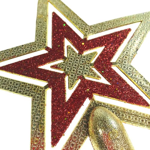 Estrella de Belen Navideña Para Arbol Navidad 14 cm 