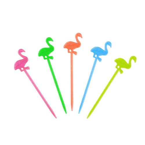 Palillos picadientes De Plastico para Coctel 300 pz 