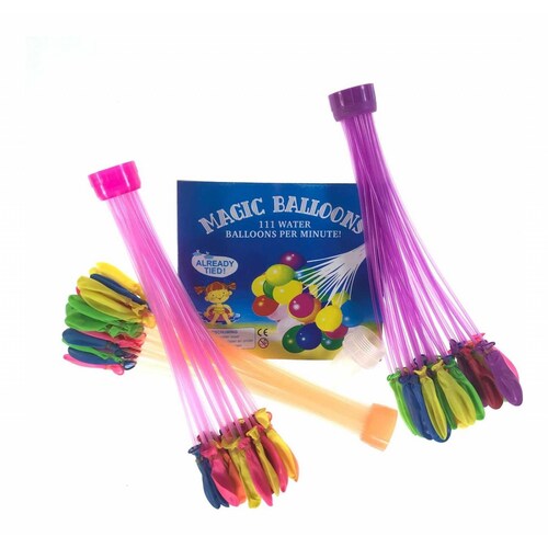 Globos Para Agua 111pzs Magic Balloons Llenado En 60seg 