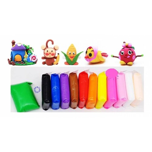 24 Fomi Moldeable Para Manualidades variedad de colores  Plastilina Antiestre .