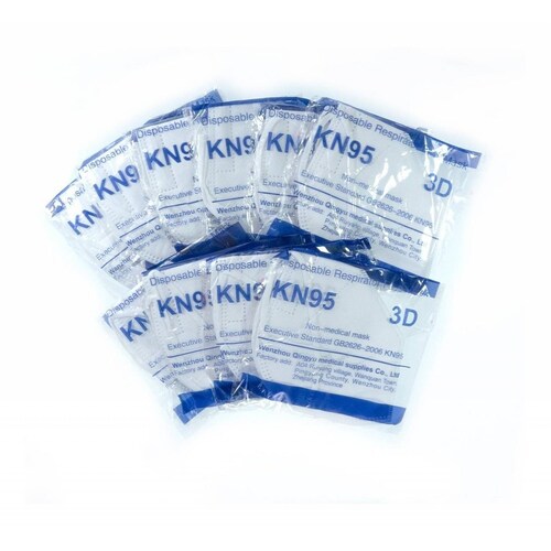 Kn95 Mascarillas Excelente Calidad Lavable Reusable Caja10pz 