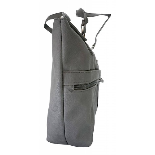Bolsa Bolso Rosetti De Mano Para Dama Gris oscuro.