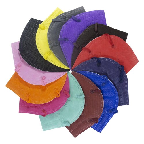 Kn95 Mascarillas Cubrebocas 50 Pzs Colores Tomods Calidad 