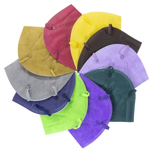 Cubrebocas Kn95 Tomods Mascarillas Certificados Caja 10 Pzs Mixto