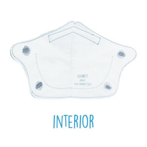 Kn95 Infantil Cubrebocas certificado Tomods 10pz