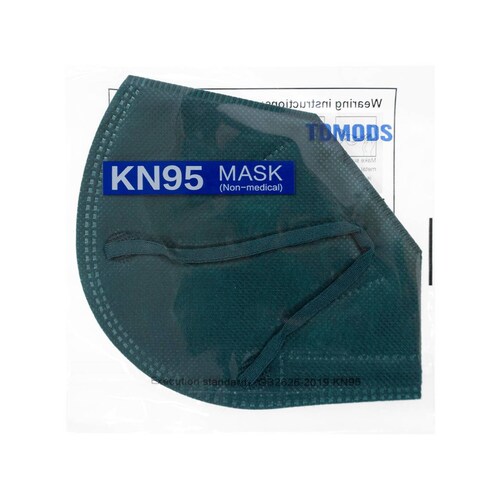 10 Cubrebocas Kn95 Tomods Certificado Con 4 Capas De Protección Para Adulto. Mascarilla Fabricada En Polipropileno, Algodón Y Elástico, Desechables.
