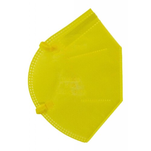 Kn95 Mascarillas Cubrebocas Lavables 13 Pzs Colores Tomods Amarillo.