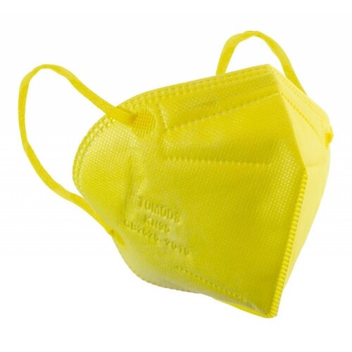 Kn95 Mascarillas Cubrebocas Lavables 13 Pzs Colores Tomods Amarillo.