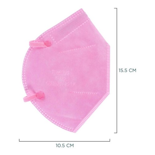 Kn95 Mascarillas Cubrebocas Lavables 13 Pzs Colores Tomods Rosa claro.