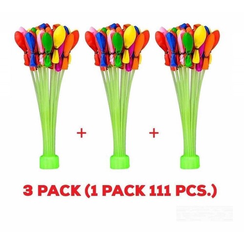 Globos De Agua 1110pz Happy Baby Balloons Bunch Juguete Agua 