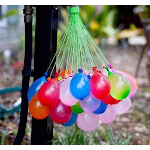Globos De Agua 1110pz Happy Baby Balloons Bunch Juguete Agua 