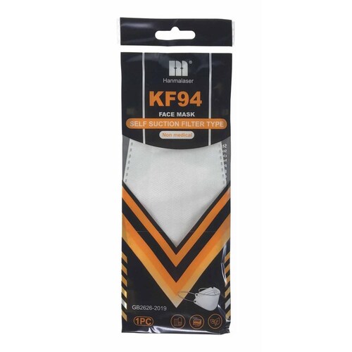 Cubrebocas Kf94 Mascarillas 4 Capas Hanmalaser 50pzs .