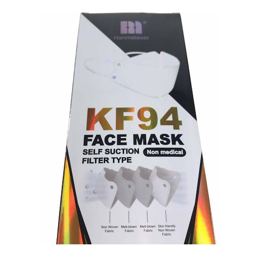 Cubrebocas Kf94 Mascarillas 4 Capas Hanmalaser 50pzs .