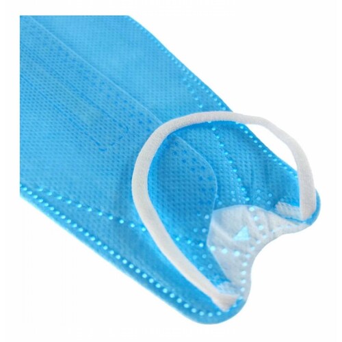 Cubrebocas Kf94 Mascarillas 3d Colores 10pzs Filtración 94% Azul cielo Azul Cielo.