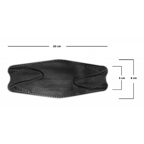 Cubrebocas Kf94 Mascarillas Proteccion Maxima 10pzs Adulto .