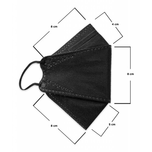 Cubrebocas Kf94 Mascarillas Proteccion Maxima 10pzs Adulto .